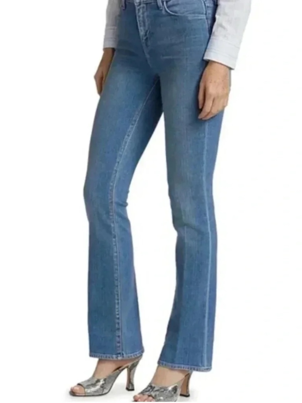 L'Agence Oriana High Rise Straight Jeans Size 32 in Dover